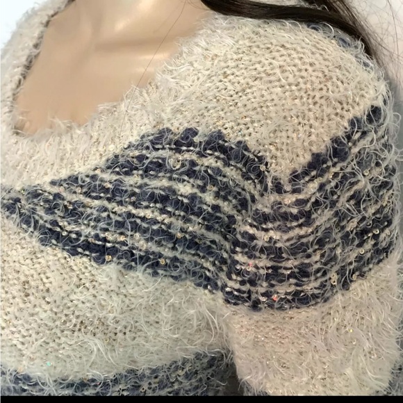 Katsuiti Beige & Gray Long Sleeve Sweater dress - Size s - Picture 5 of 9